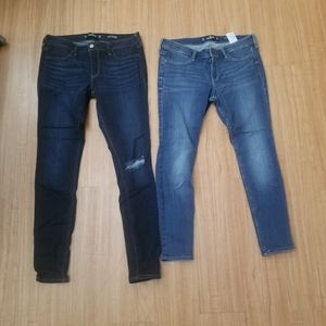 Hollister low rise jeans bundle